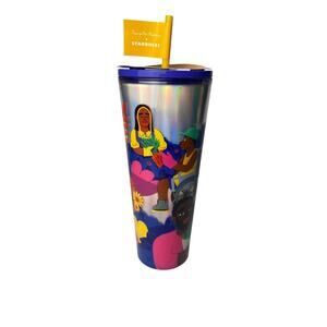 Starbucks Ananya Rao Middleton 2024 24 Oz Tumbler Hologram Iridescent New